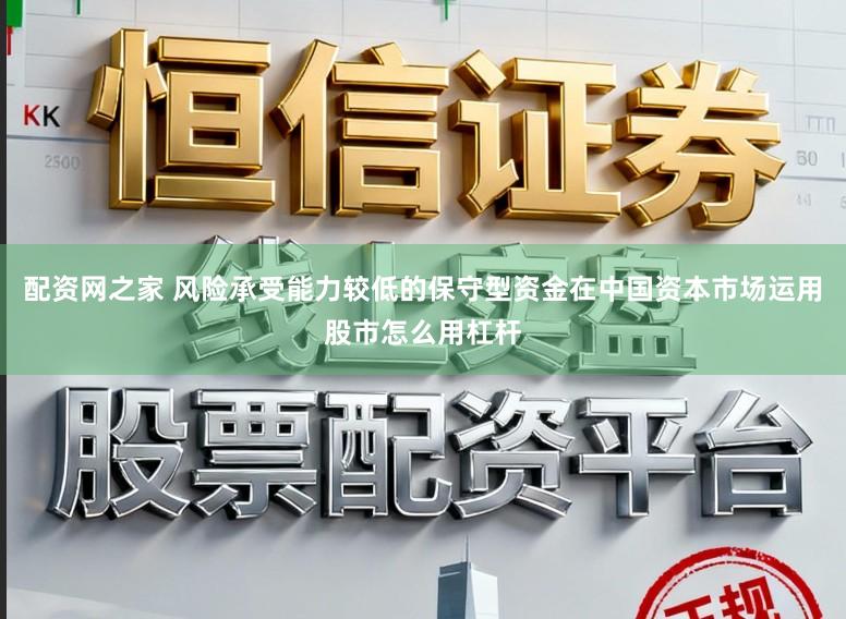配资网之家 风险承受能力较低的保守型资金在中国资本市场运用股市怎么用杠杆